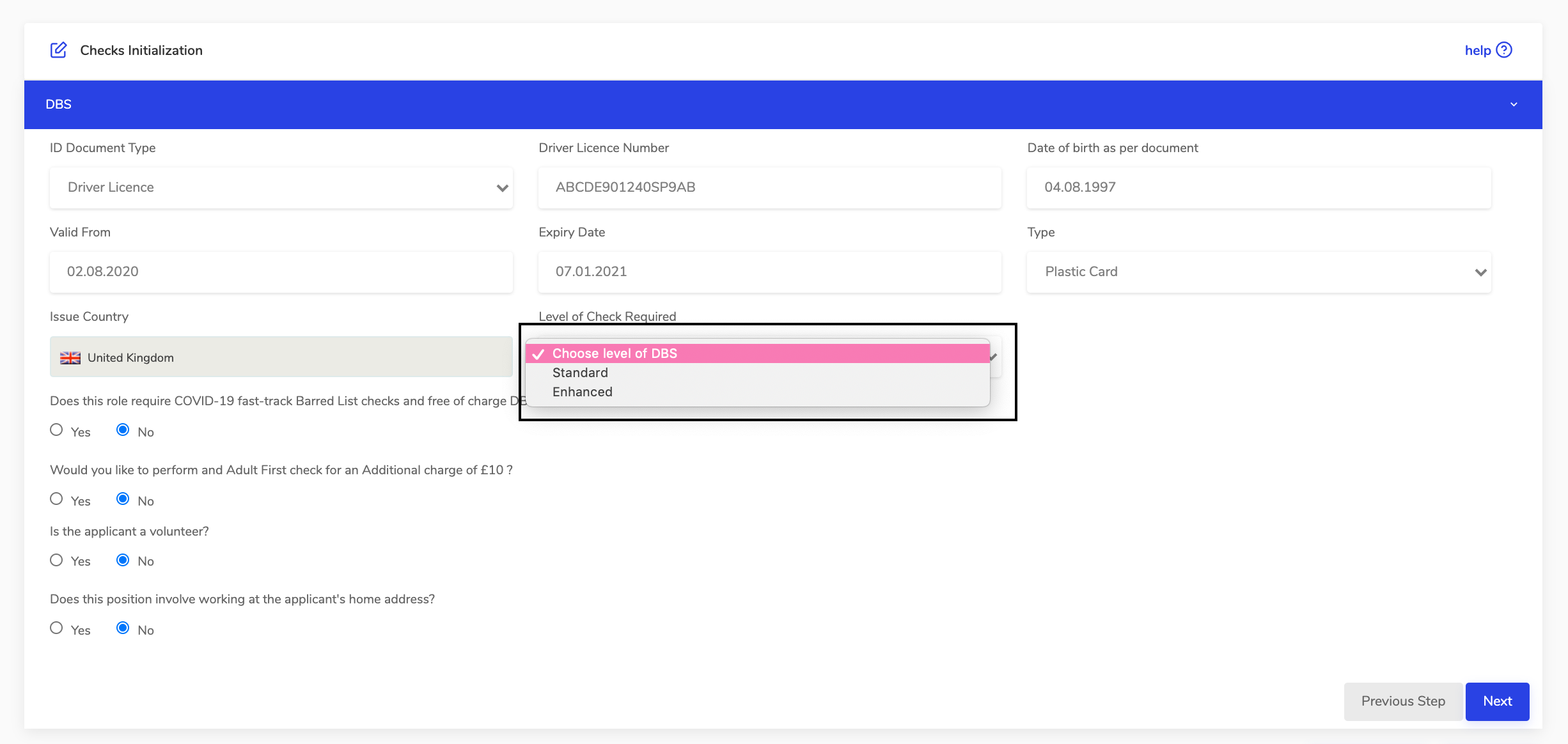 how-can-i-request-an-enhanced-or-standard-dbs-check-for-my-candidate